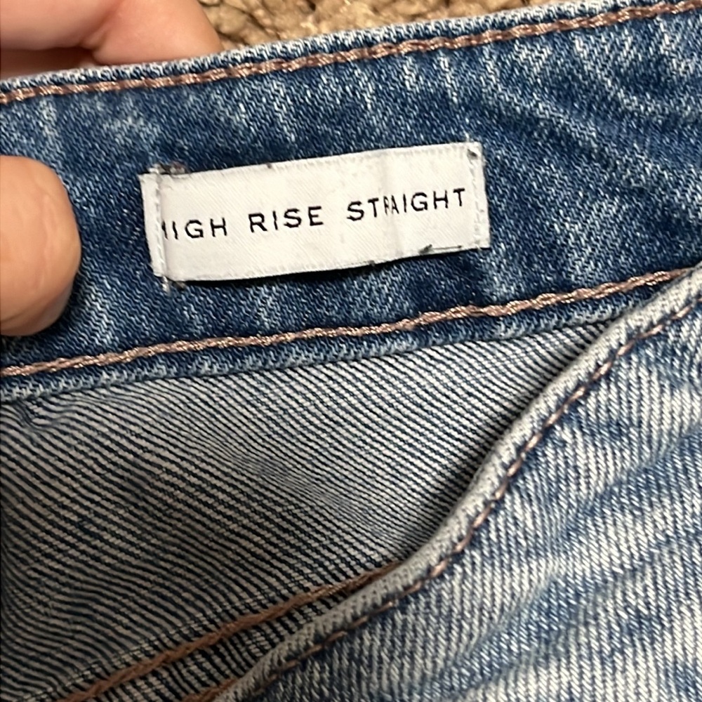 High Rise Straight Jeans - Picture 4 of 4